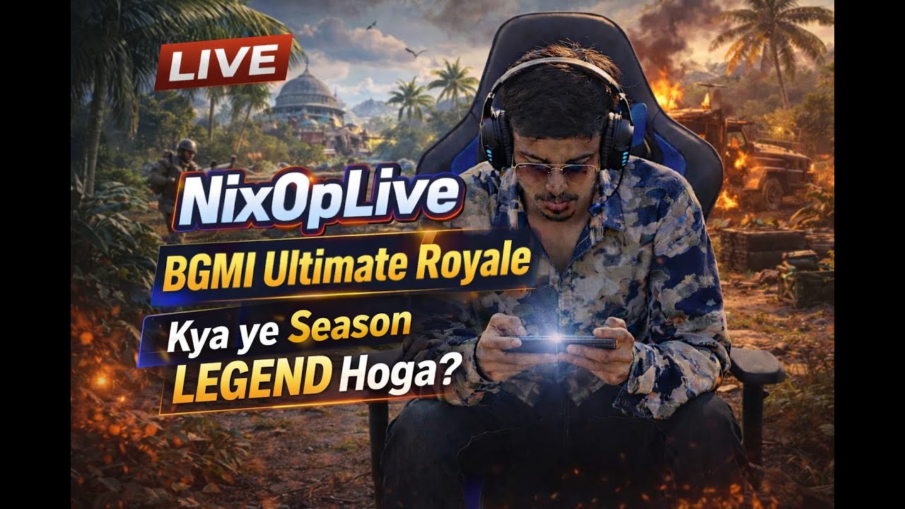 PLAYING WITH RANDOM l INDIVIDUAL 10 KILL TARGET l NIXOPLIVE BGMI LIVE