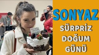 Sonyaz Di̇zi̇si̇ Kamera Arkasi Hafsanurun Doğum Günü Sette Sürpriz Doğum Günü Kutlaması