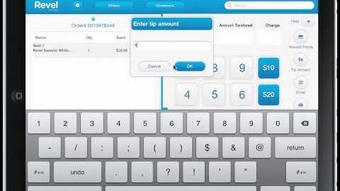 iPad POS Training Video - Table: Tips