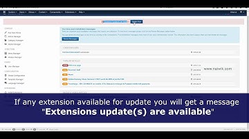 Update Joomla extensions manually on Joomla 3.4.x