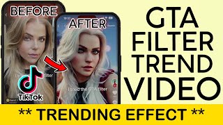 How to Create the GTA Filter Trend Video On Tiktok | Convert Yourself into GTA Character 2023 screenshot 5