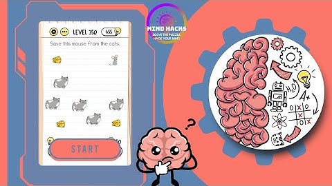Brain Test: Save this mouse from the cats. | Level 350