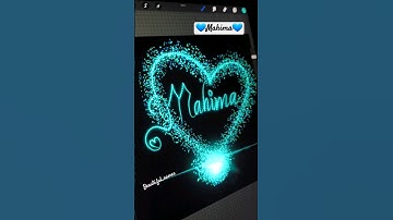 Beautiful Writing Names Tag #Mahima 💙 #shorts #ytshorts #art #cursivewriting #calligraphy #nameart