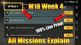 BGMI/PUBG M18 Week 4 Missions Explain | Royale Pass Phantom Wonderland Week 4 All Mission Explain