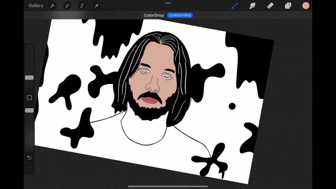 Simple johnwick art