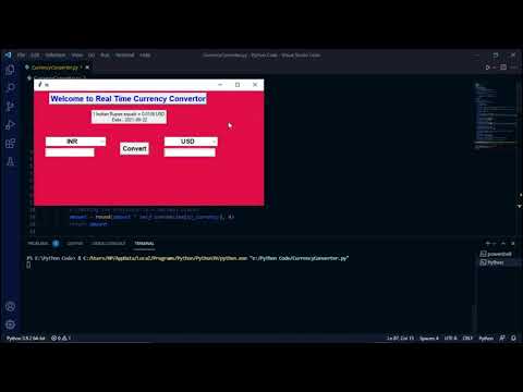 Real Time Currency Changer Using Python