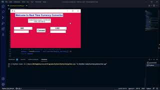 Real Time Currency Changer Using Python