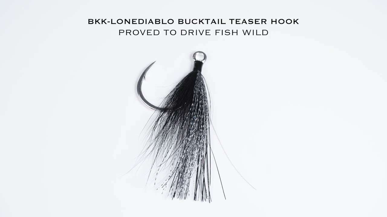 BKK-LONEDIABLO BUCKTAIL TEASER HOOK - TO DRIVE FISH WILD 