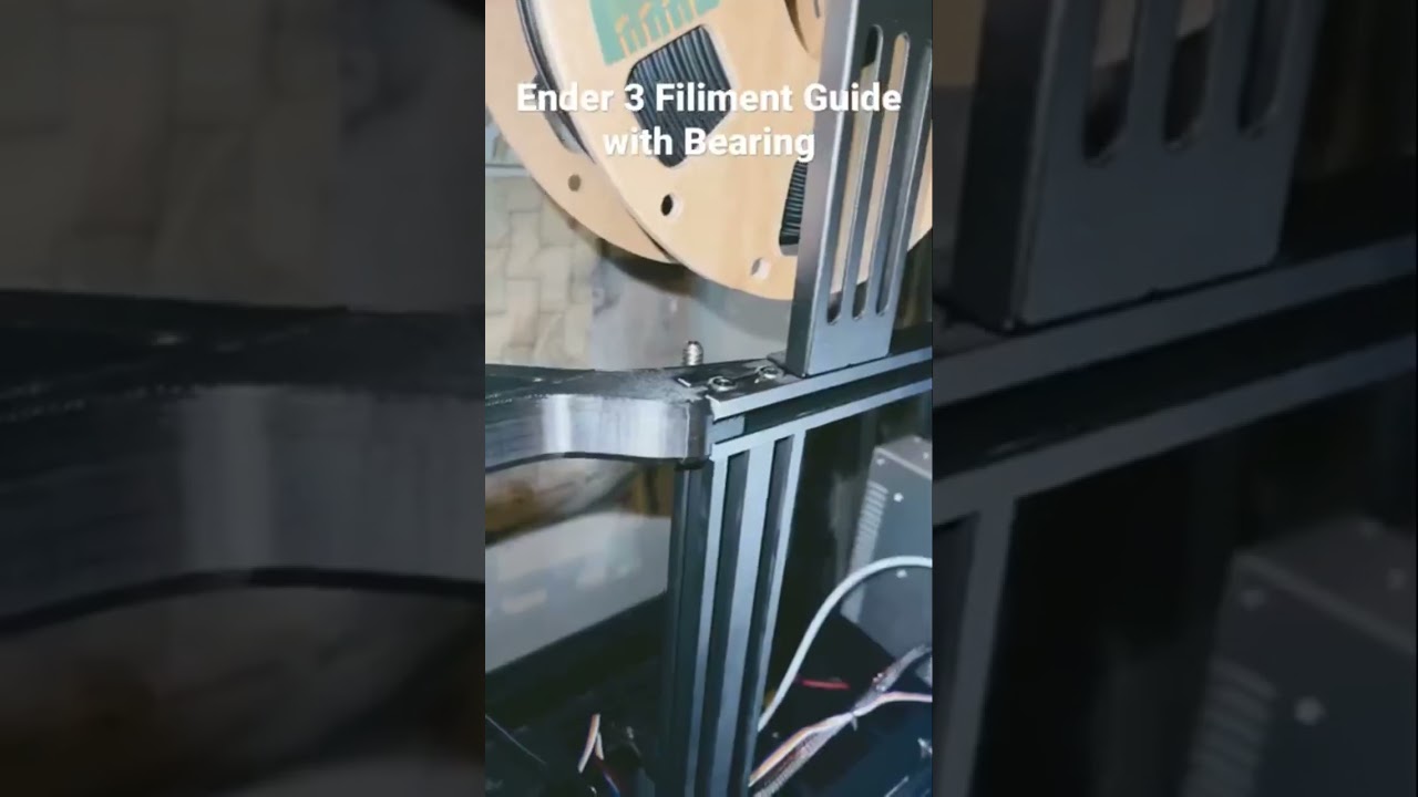 Ender 3 Filament Guide with Bearing 