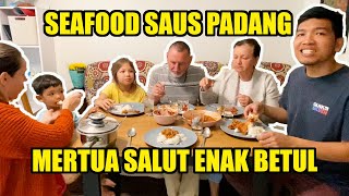 SEAFOOD SAUS PADANG BIKIN MERTUA NAMBAH - APA LAGI ADA SAMBALNYA