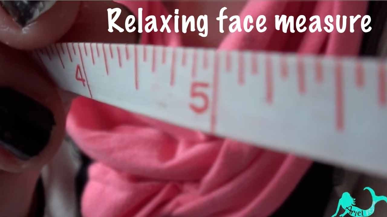 ASMR ACMP Soft spoken personal attention FACE measuring plus nonsense clips @ the end XD