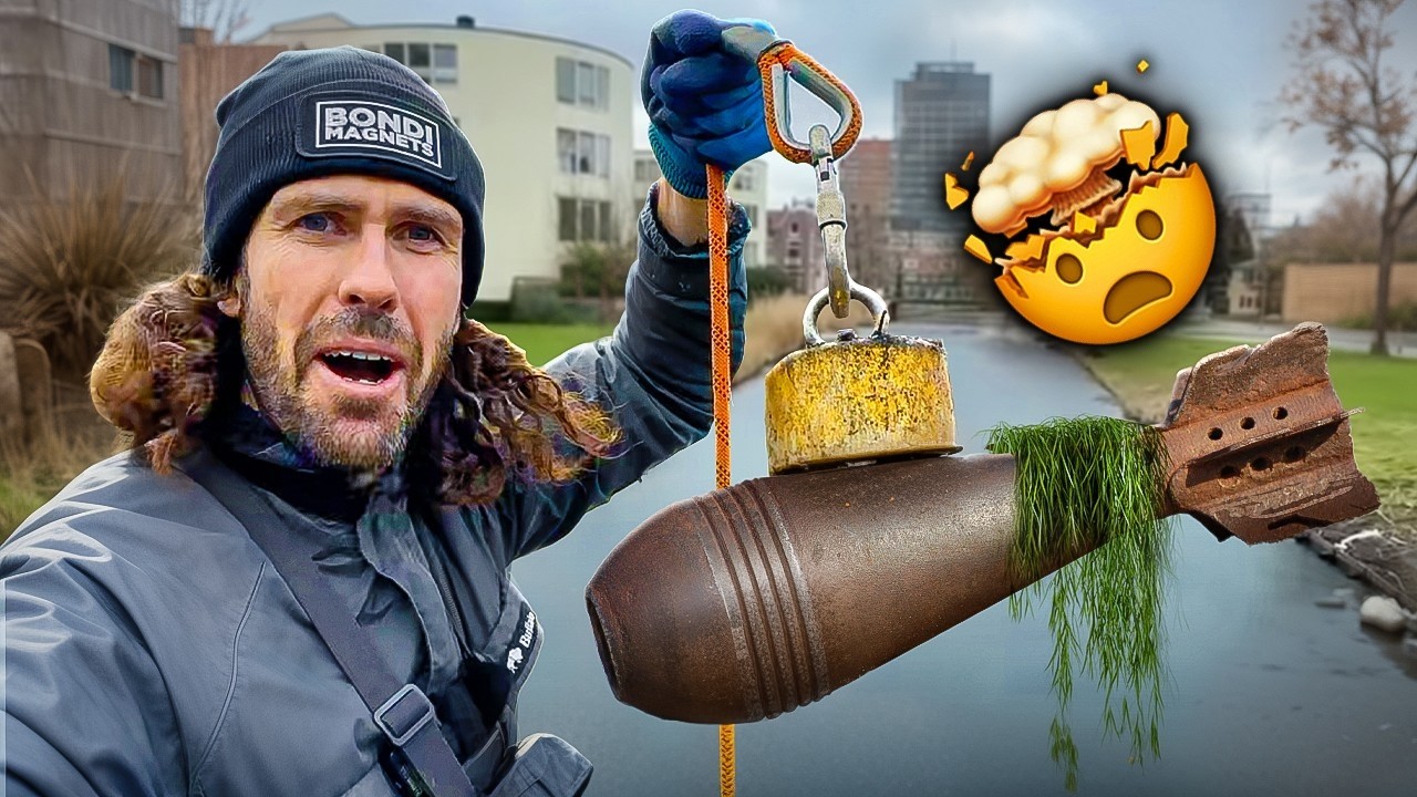 Pesca Magnética de Tesoros de la Segunda Guerra Mundial en una Increíble Ciudad Holandesa