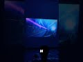Goodbye Small Tablet Screen! Hello 100-Inch Touch Display. #bedroomgoals #smartphone #tech#projector