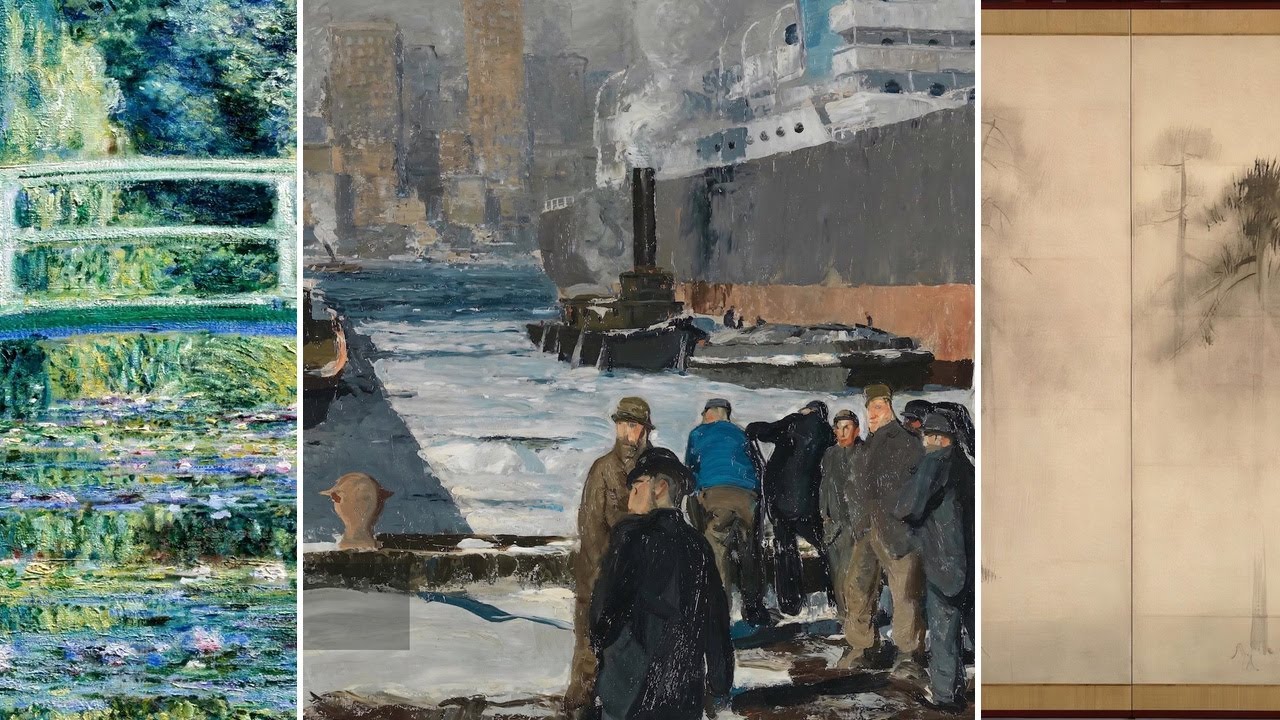 Masterpieces TV — Silent Art Gallery · June 13 Night | Bellows · Men of the Docks & others