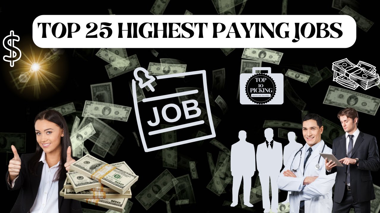 Top 25 Highest Paying Jobs in the World 2024 | Best Careers for High ...