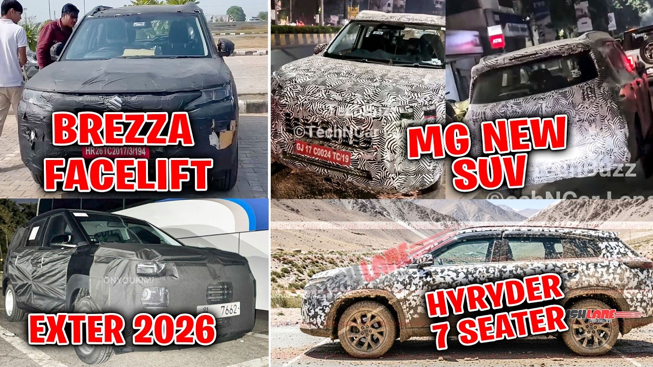 2026 Punch Ev at 6.49L | eVitara Price 10.99L | Brezza 2026 Spied| MG new SUV