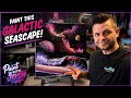 Literally EVERY SINGLE STEP - Galactic Seascape Tutorial #bobross #PaintWithJosh #paintingtutorial