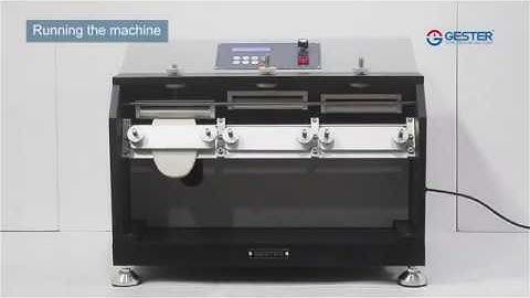 GESTER Whole Sole ROSS Flexing Tester GT-KB05D Operation method