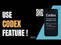 How to Use ChatGPT Codex Feature 2026 ! 1