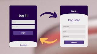 Creating a Stunning Responsive Login/Register Form with CSS Flexbox | Web Development Tutorial