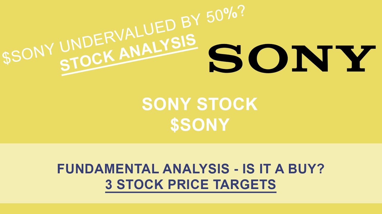 Sony stock analysis - Undervalued by 50% | $Sony stock analysis
