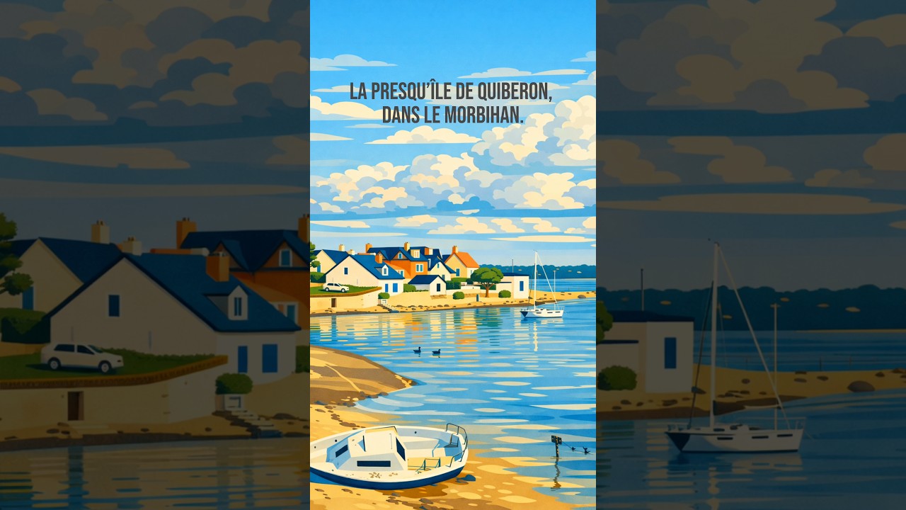 la presqu’île de Quiberon, dans le Morbihan.