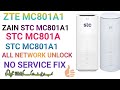 ZTE Mc801a1 / ZTE mc801a Unlock For All Networks || STC MC801A1 Unlock and Service Fix