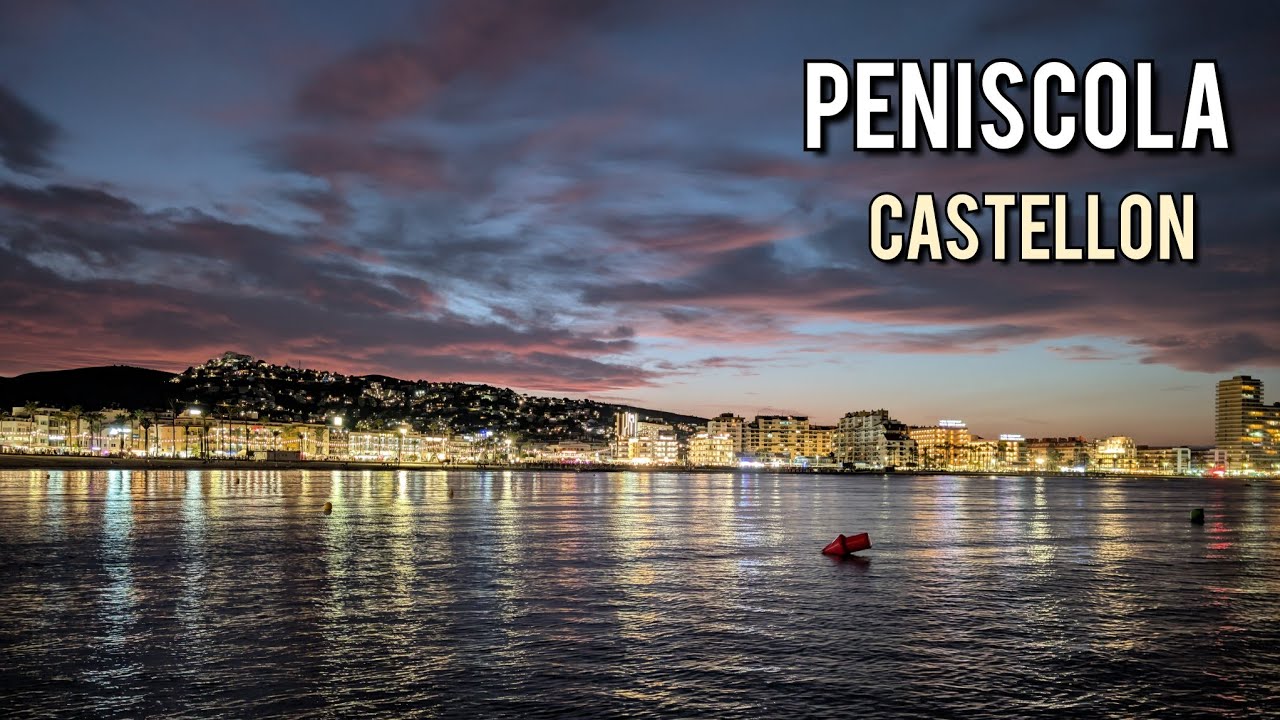 Peñíscola (Castellón): Tesoro nocturno del mediterráneo ✨🌛 