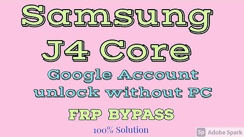 Samsung J4 Core Google account unlock without PC. Frp bypass J4 Core J4+
