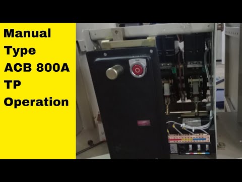 How to Operate an 800A L&T Fixed Type Manual ACB