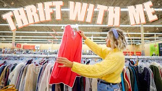 COME THRIFT WITH ME FOR SPRING | thrifting Pinterest DUPES for SPRING (colorful + trendy)