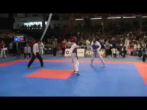 Male -58KG 2009 World Taekwondo Championships Copenhagen China vs Korea ...