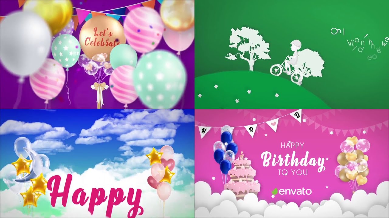 Happy Birthday Opener After Effects Template YouTube