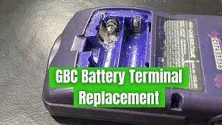 How to Replace Game Boy Color Battery Terminals