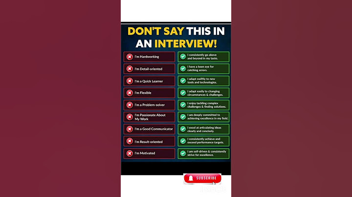 The WORST Phrases to Use in Job Interviews #interviewtips #viral #trending