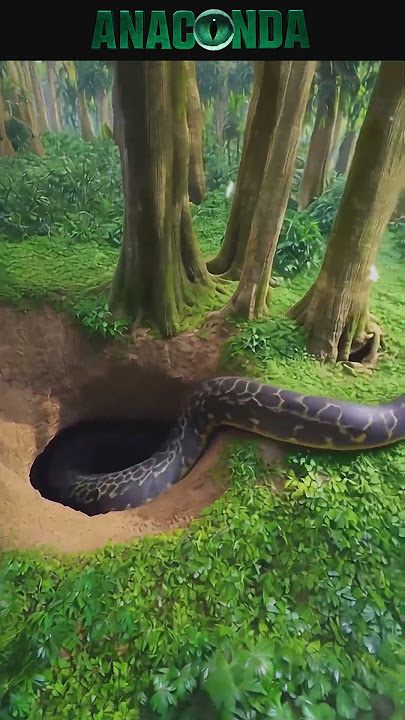 When you see a hole like this, run away! #snake #giantsnake #anaconda #snakevideo #amazon #jungle