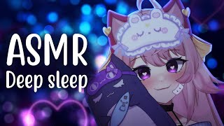 [ASMR] BEST ASMR ECHOED & DELAY Triggers for DEEP SLEEP! (+Relaxing music)