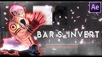 BAR S_INVERT like xenoz | After Effects TUTO