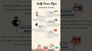 Self care tips during exam#exam#competitiveexams#mentalhealth#selfcare #motivation #examtime