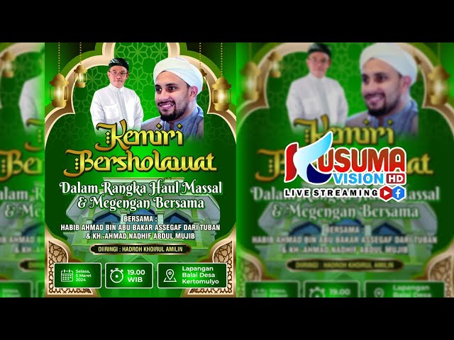 KEMIRI BERSHOLAWAT DALAM RANGKA HAUL MASSAL u0026 MEGENGAN BERSAMA class=