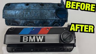 BMW E30 Rocker Cover Restoration (ASMR)