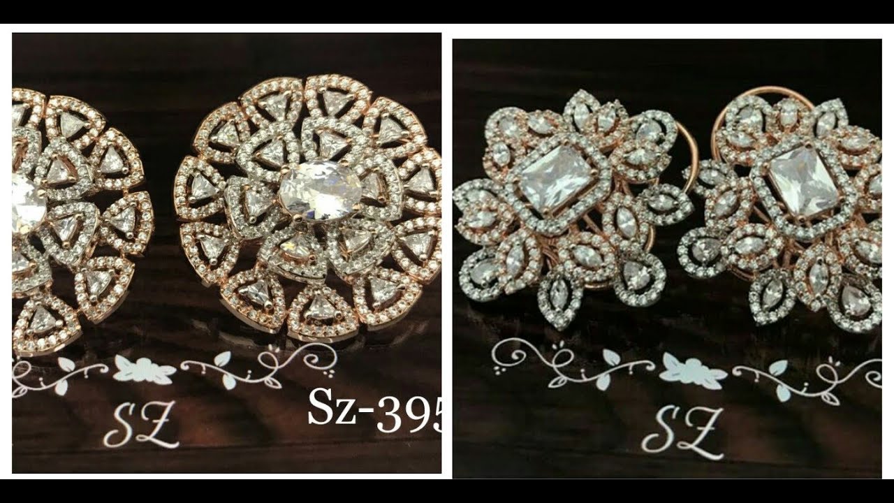 Designer stud earrings with code jeweler contact no LIFESTYLE