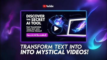 "Discover the Secret AI Tool That Transforms Your Text into Mystical Visuals!"