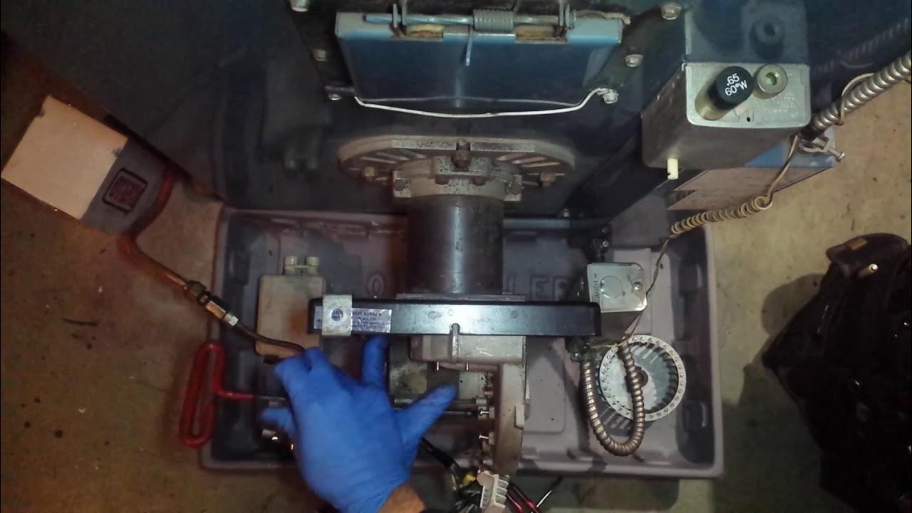 how to change riello burner motor YouTube