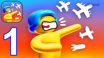 Aircraft Battle - Gameplay Walkthrough Part 1 Stickman War Army Aircraft Commander Naval Defense