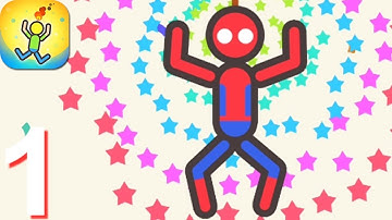 Sparkman Spiderman Stickman Walkthrough Part 1 - Android Gameplay HD