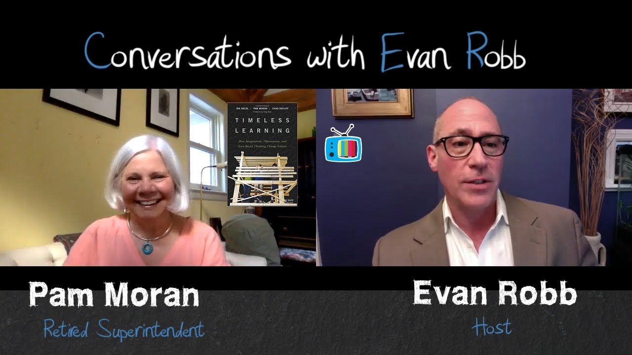DisruptED TV Conversations with Evan Robb: Positive Change Disrupting Education with Pam Moran