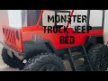 The coolest monster truck bed around! Monster truck jeep bed/ galaxy room upgrade!