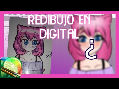 Redibujando dibujo en digital 😁