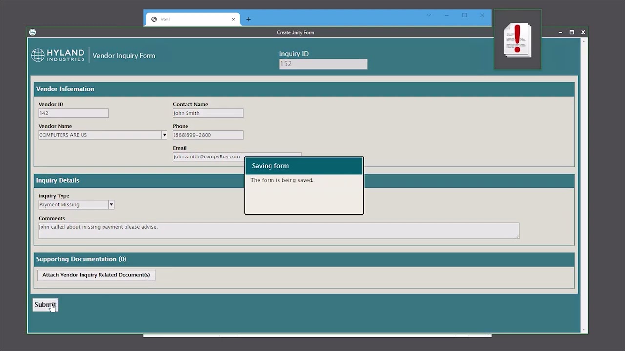 OnBase ECM Demo Video - The  Integrated Experience